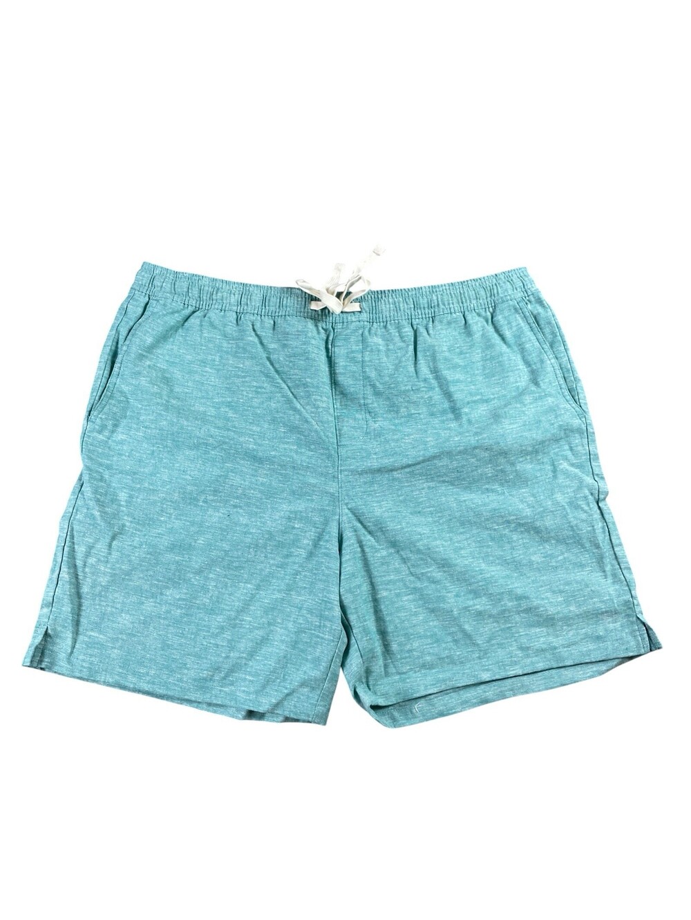 GAP Linen Blend Drawstring Shorts Mint Green Men's XL Summer Breathable